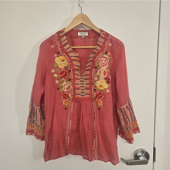 Johnny Was Workshop Tilly Flare Top - Picture 4 of 9